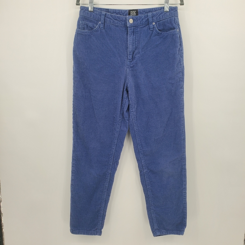 BDG Mom High-Rise Corduroy Jeans Size 28 Blue